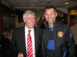 James `The Tailor' Pendlebury with Ryan Giggs